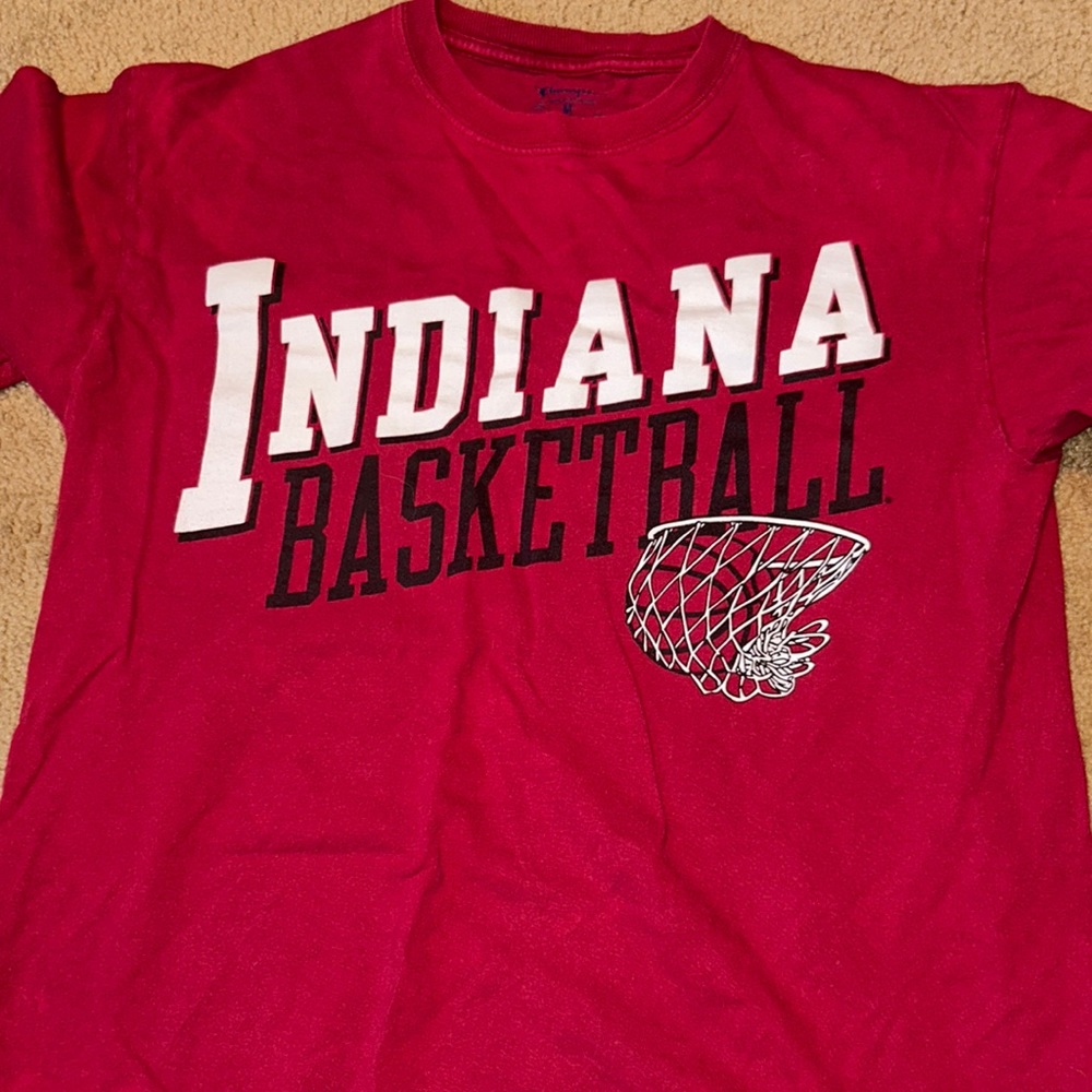 Champion Indiana Basketball Red Graphic Tee Men’s M